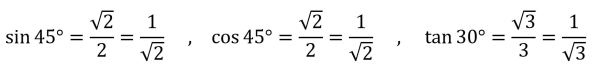 Trig Values