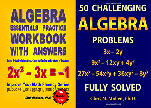 Algebra Essentials Practice Workbook with Answers: Linear & Quadratic